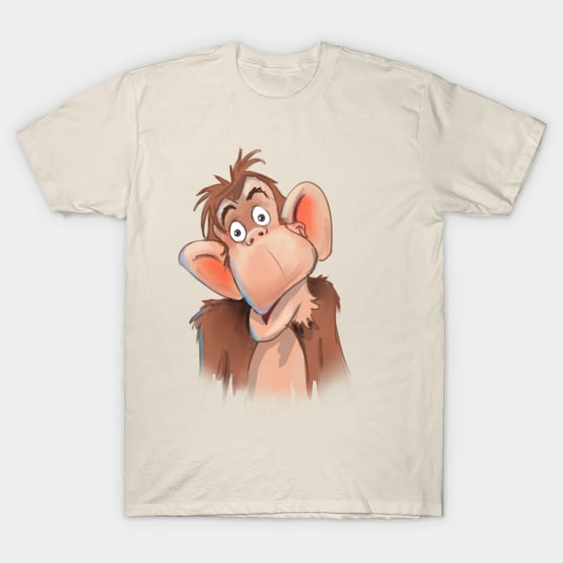 monkey face T-Shirt by Tony Morgan